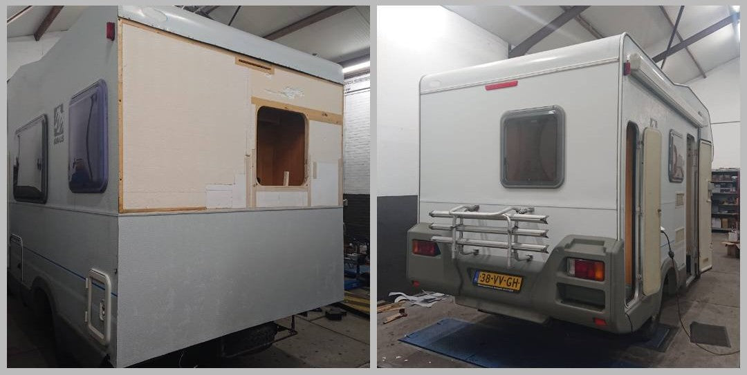 Schadeherstel weer in volle gang!