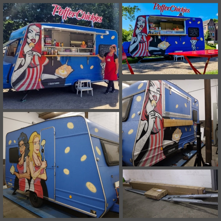 Foodtruck in reparatie