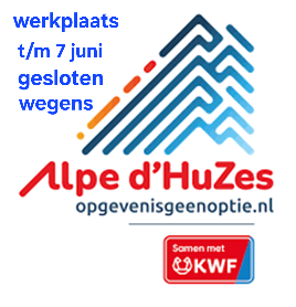Werkplaats t/m 7 juni gesloten i.v.m. Alpe d'HuZes beklimming!