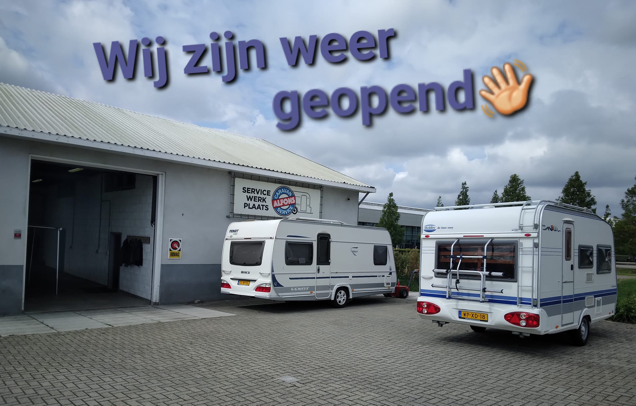 Wij zijn weer geopend